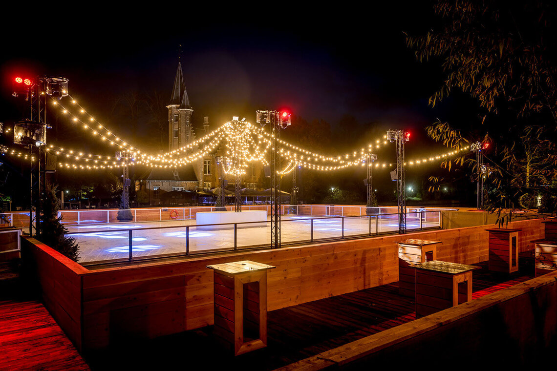 Ice Rink at the lake of love. Picture by Jan Darthet