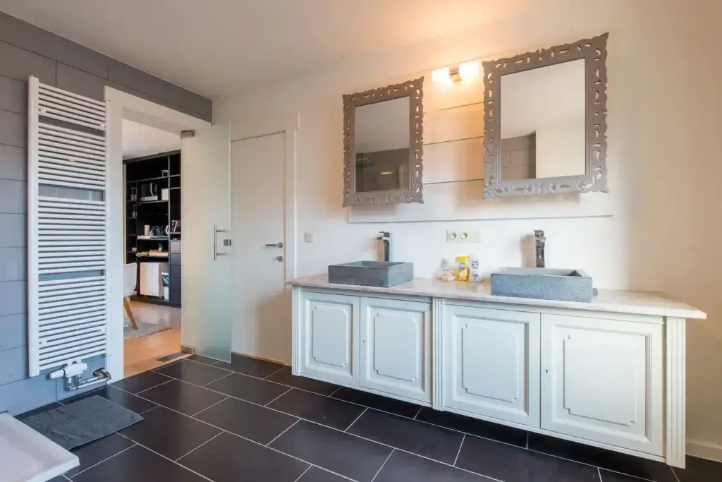 Bathroom with double sink